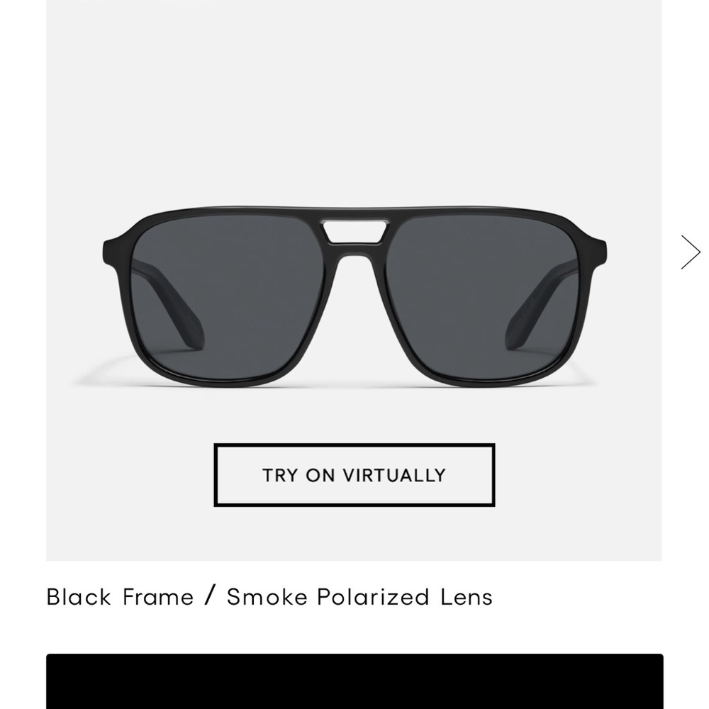 Quay Australia Black Frame Smoke Lens Sunglasses